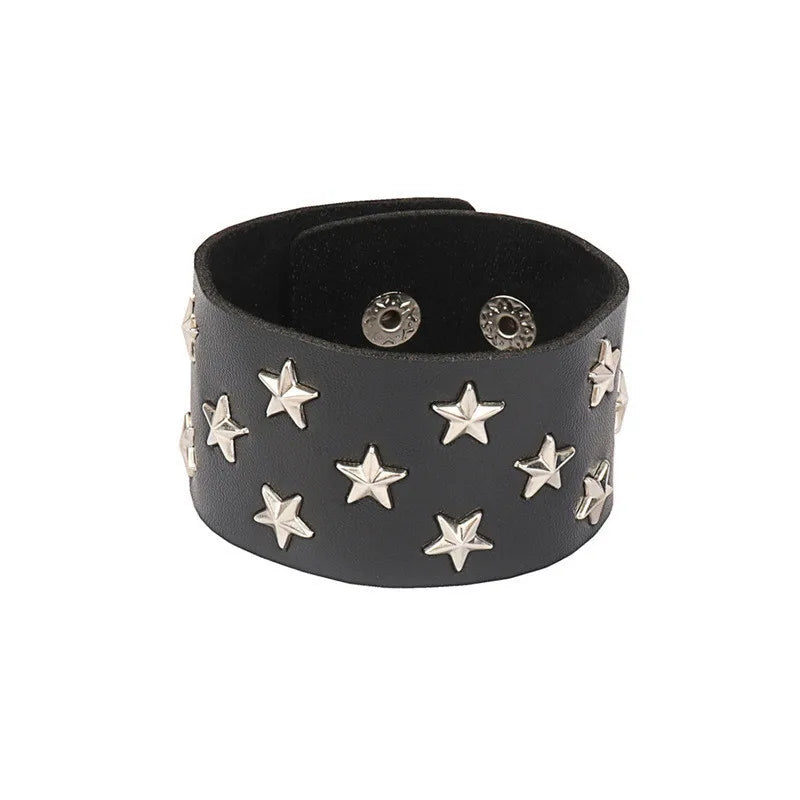 Metal Stud Spikes Bracelets