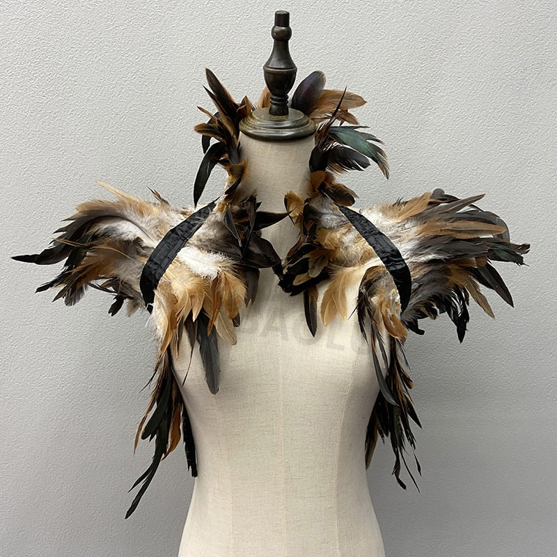 Feather Shoulder Wraps