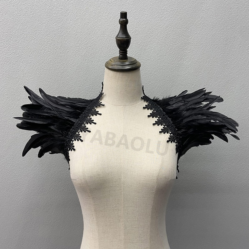 Feather Shoulder Wraps