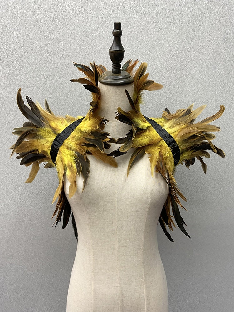 Feather Shoulder Wraps