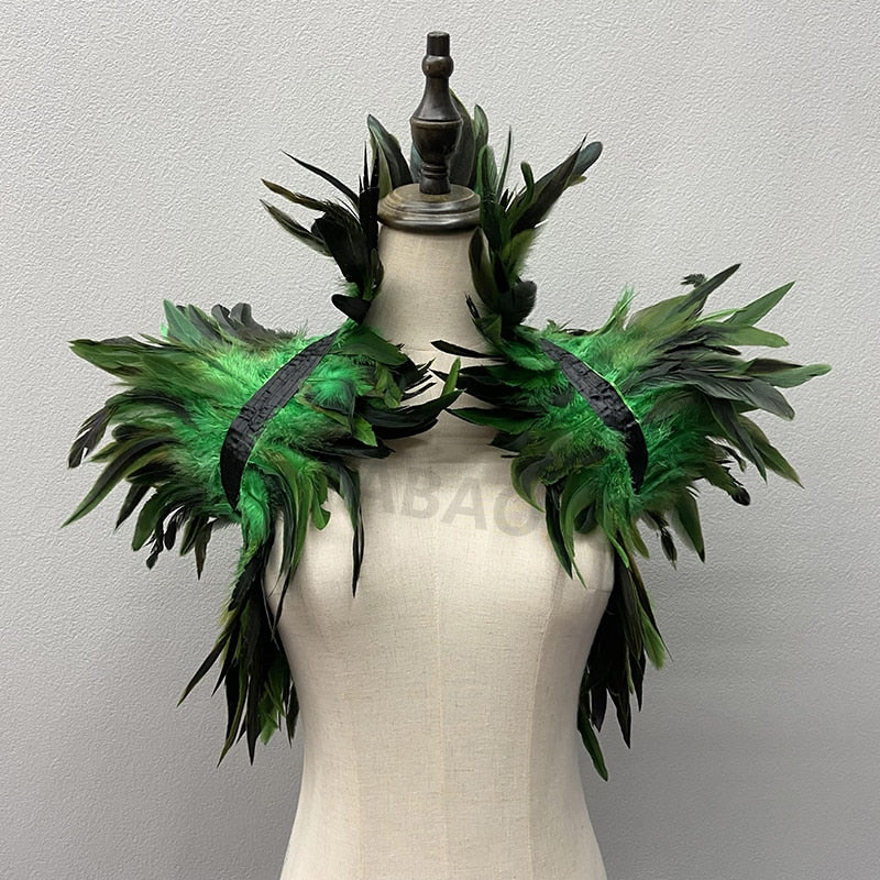 Feather Shoulder Wraps