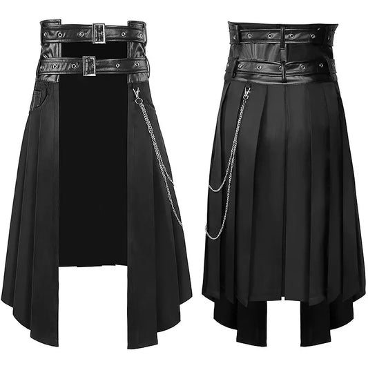 Men's Leather Skirt