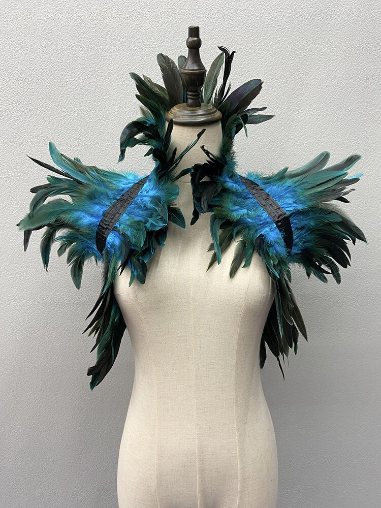 Feather Shoulder Wraps