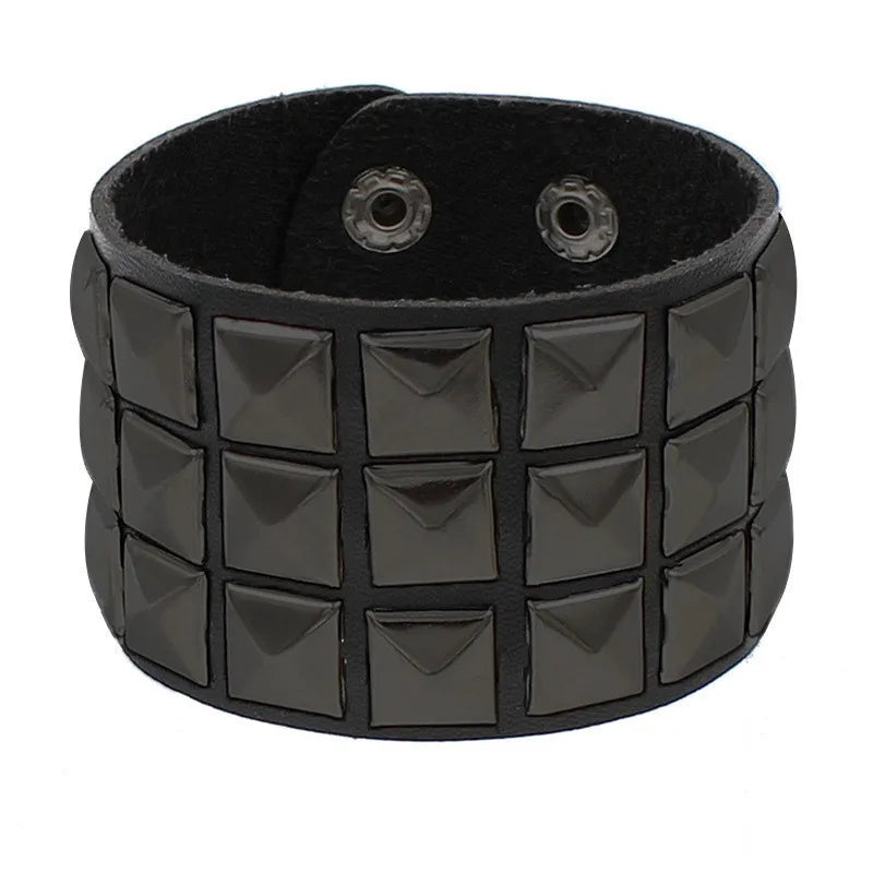 Metal Stud Spikes Bracelets