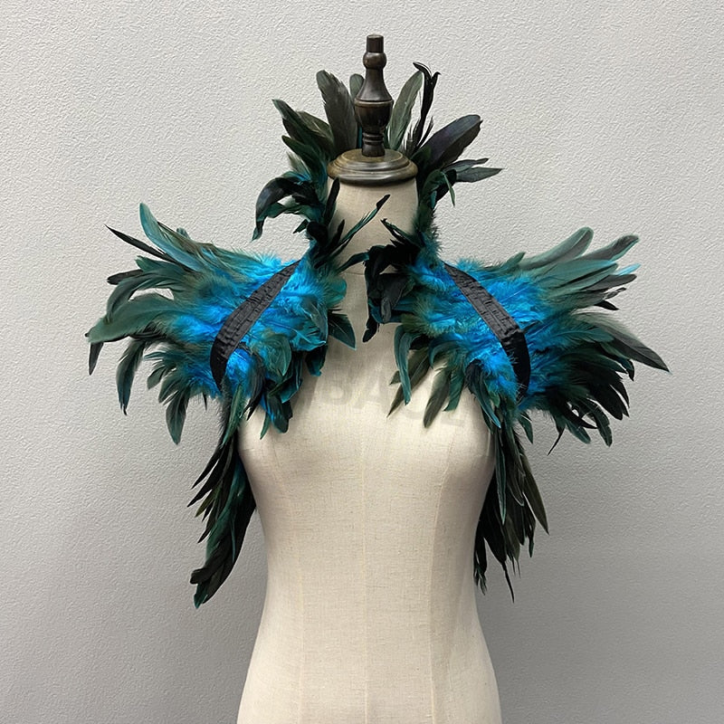 Feather Shoulder Wraps