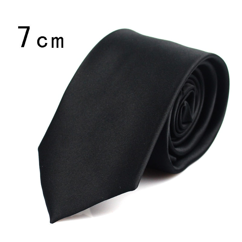 Casual black ties