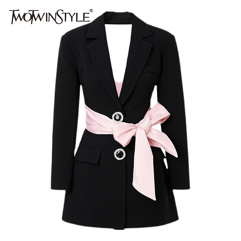 Women diamond formal blazer