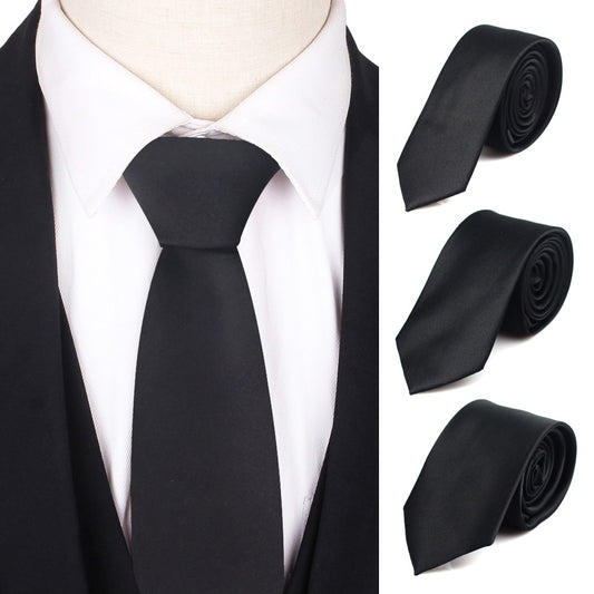 Casual black ties