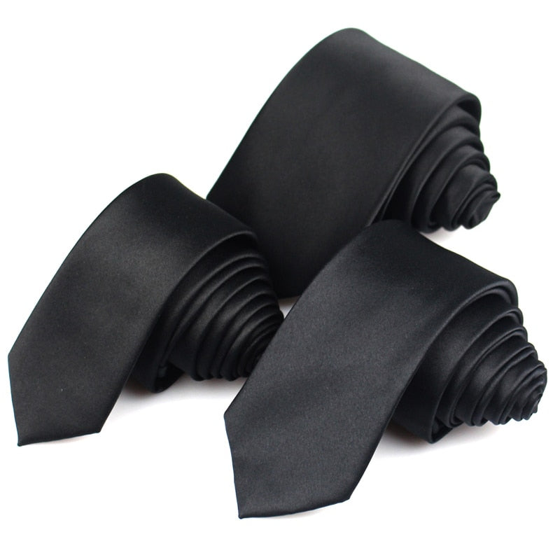 Casual black ties