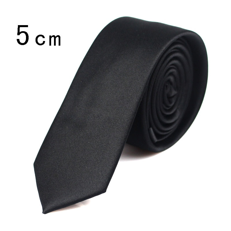 Casual black ties