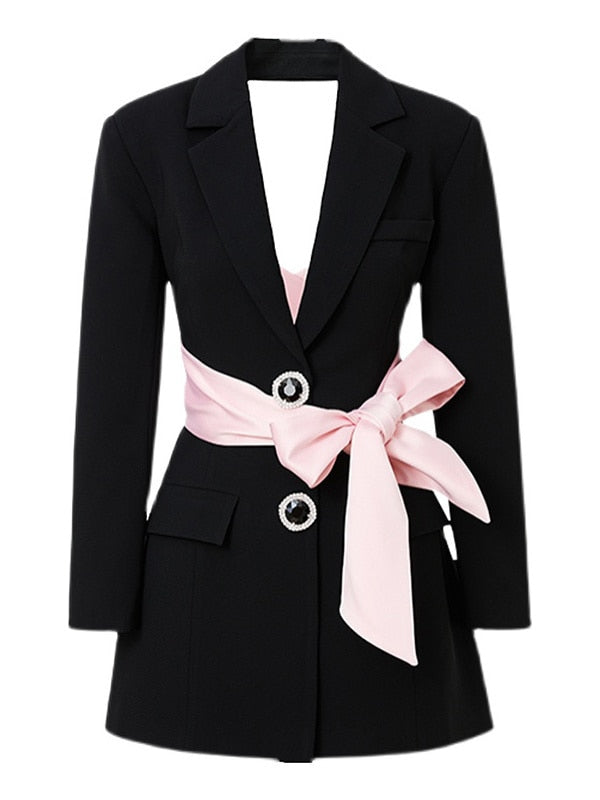 Women diamond formal blazer